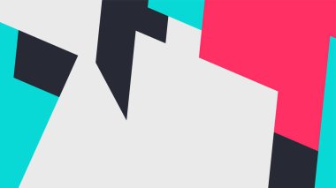 Beyaz bir arka plan ile renkli bir kutu ile desen