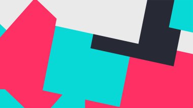 Beyaz bir arka plan ile renkli bir kutu ile desen