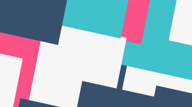 Beyaz bir arka plan ile renkli bir kutu ile desen