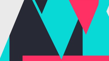 Beyaz bir arka plan ile renkli bir kutu ile desen