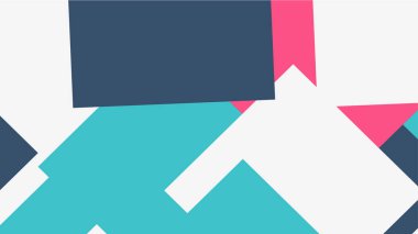 Beyaz bir arka plan ile renkli bir kutu ile desen