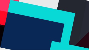 Beyaz bir arka plan ile renkli bir kutu ile desen