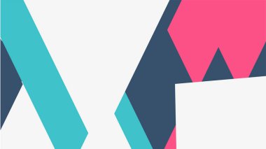 Beyaz bir arka plan ile renkli bir kutu ile desen