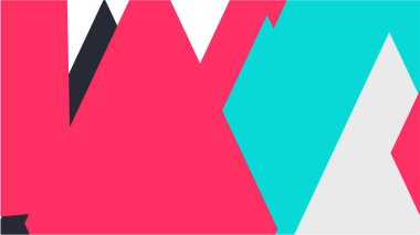 Beyaz bir arka plan ile renkli bir kutu ile desen