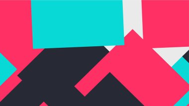 Beyaz bir arka plan ile renkli bir kutu ile desen