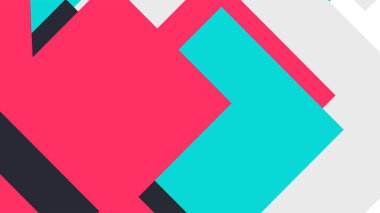 Beyaz bir arka plan ile renkli bir kutu ile desen