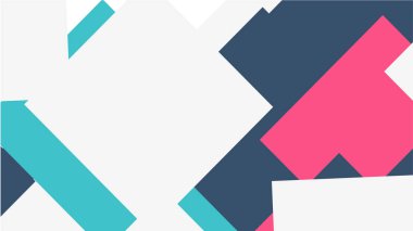 Beyaz bir arka plan ile renkli bir kutu ile desen