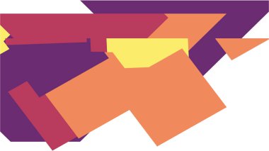 Beyaz bir arka plan ile renkli bir kutu ile desen