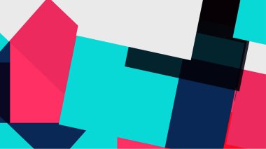 Beyaz bir arka plan ile renkli bir kutu ile desen