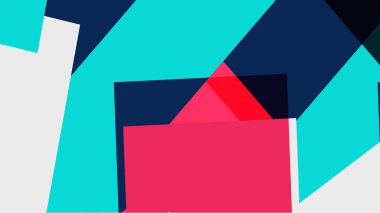 Beyaz bir arka plan ile renkli bir kutu ile desen