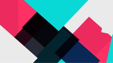 Beyaz bir arka plan ile renkli bir kutu ile desen