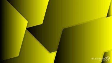 Vektör arka arka plan altıgen sarı ışık ve gölge