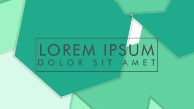 gölge ile renkli altıgen arka plan vektör tasarlamak ve yeşil degrade renk