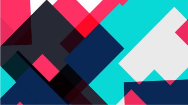 Beyaz bir arka plan ile renkli bir kutu ile desen