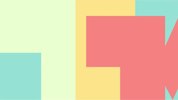 明るいカラフルな抽象的なベクトルの背景 ボックスから成る 白の背景に色付きのボックスでパターン — ストックベクタ
