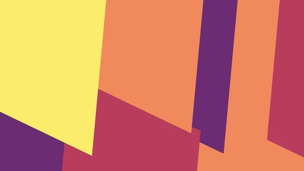 黄色のカラフルな抽象的なベクトルの背景 ボックスから成る 白の背景に色付きのボックスでパターン — ストックベクタ