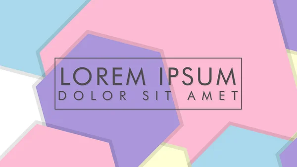 Абстрактний барвистий шестикутний фон — стоковий вектор