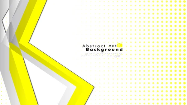 Fondo Abstracto Brillante Plantilla Vectorial Amarillo Con Punto Gradiente Como — Vector de stock