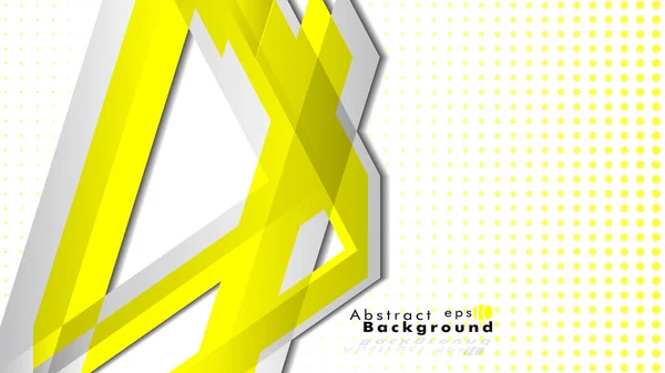 Heller Abstrakter Hintergrund Vektorvorlage Gelb Mit Einem Gradientenpunkt Als Hintergrund — Stockvektor