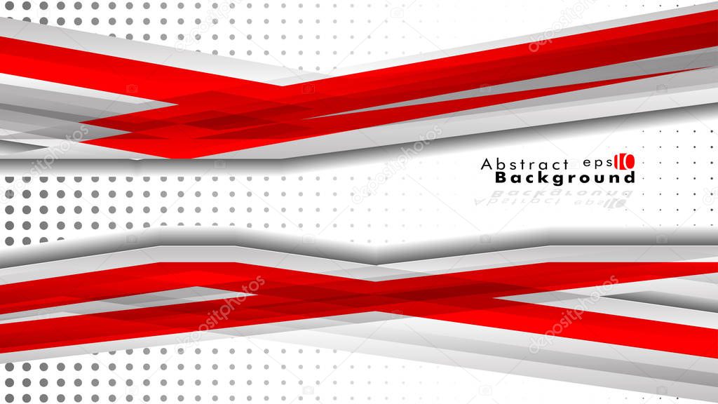 Bright abstract background. Vector template. Red , with a gradient point as the background
