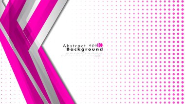 Parlak arka plan. Vektör şablonu. arka plan degrade bir noktası ile pembe