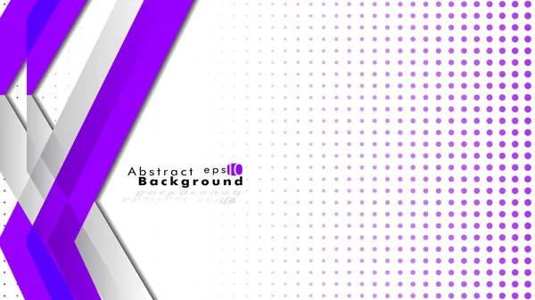 明るい抽象的な背景 ベクトル テンプレート 紫色の背景にグラデーション ポイント — ストックベクタ