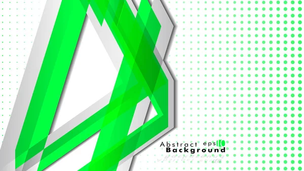 Fondo Abstracto Brillante Plantilla Vectorial Verde Con Punto Gradiente Como — Vector de stock