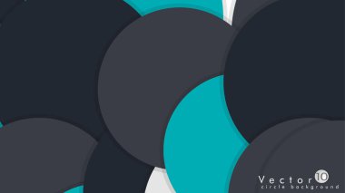Basit ve renkli daireler arka plan, tasarım vektör - eps10