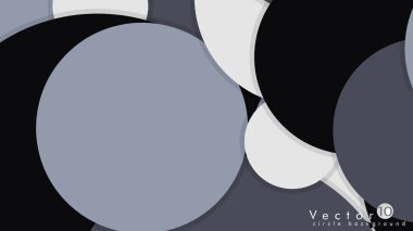 Basit ve renkli daireler arka plan, tasarım vektör - eps10