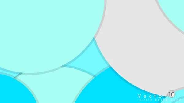 Círculos Simples Coloridos Fundo Design Vector Eps10 — Vetor de Stock