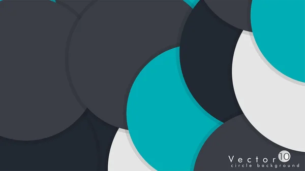 Círculos Simples Coloridos Fundo Design Vector Eps10 —  Vetores de Stock