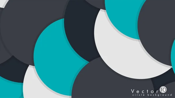 Círculos Simples Coloridos Fundo Design Vector Eps10 —  Vetores de Stock