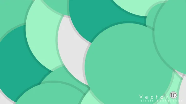 Círculos Simples Coloridos Fondo Vector Diseño Eps10 — Vector de stock