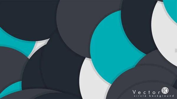 Círculos Simples Coloridos Fundo Design Vector Eps10 —  Vetores de Stock