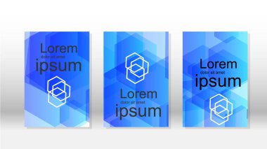 Altıgen kökenli sunumlar, afiş, broşür, kitap sayfaları ve daha fazlası için soyut vektörel çizimler