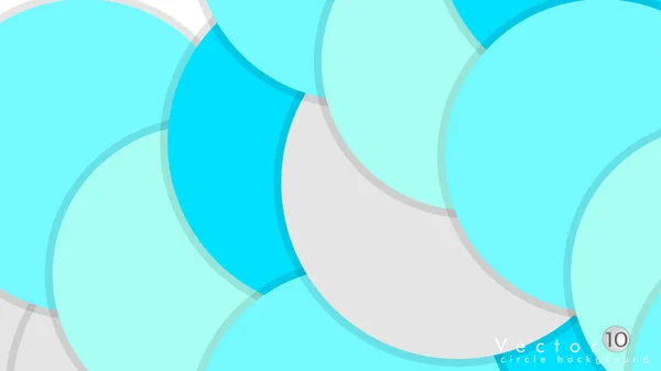 Eenvoudige Kleurrijke Cirkels Achtergrond Vector Design Eps10 — Stockvector