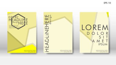 Arka kapak altı köşe elemanları ile. Tasarım kavramı kitap. Fütüristik iş düzeni. Dijital poster şablonu. Tasarlamak vektör - eps10