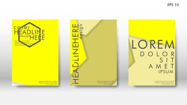 Arka kapak altı köşe elemanları ile. Tasarım kavramı kitap. Fütüristik iş düzeni. Dijital poster şablonu. Tasarlamak vektör - eps10