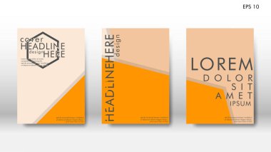 Arka kapak altı köşe elemanları ile. Tasarım kavramı kitap. Fütüristik iş düzeni. Dijital poster şablonu. Tasarlamak vektör - eps10