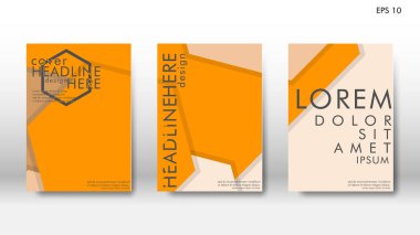 Arka kapak altı köşe elemanları ile. Tasarım kavramı kitap. Fütüristik iş düzeni. Dijital poster şablonu. Tasarlamak vektör - eps10