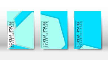 Arka kapak altı köşe elemanları ile. Tasarım kavramı kitap. Fütüristik iş düzeni. Dijital poster şablonu. Tasarlamak vektör - eps10