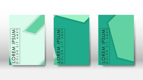Abstracte Cover Met Elementen Van Zeshoek Boek Ontwerpconcept Futuristische Business — Stockvector
