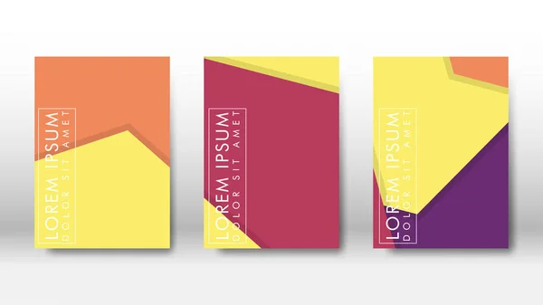 Cubierta Abstracta Con Elementos Hexágonos Concepto Diseño Libro Diseño Futurista — Vector de stock