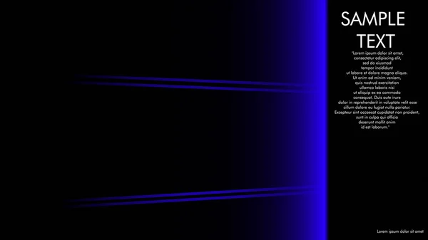 Дизайн Обложек Книг Журналов Брошюр Синей Линией Черным Фоном Примеры — стоковый вектор