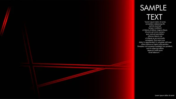 Дизайн Обложек Книг Журналов Брошюр Красной Линией Черным Фоном Примеры — стоковый вектор