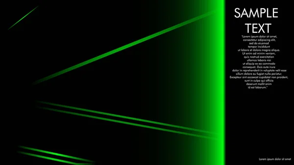 Дизайн Обложек Книг Журналов Брошюр Зеленой Линией Черным Фоном Примеры — стоковый вектор