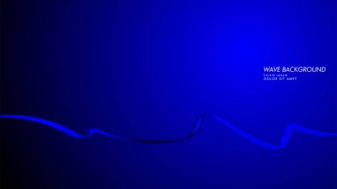 Vektör arka plan dalga ve çizgi desenleri ile. mavi soyut duvar kağıdı vektör tasarımı