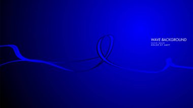 Vektör arka plan dalga ve çizgi desenleri ile. mavi soyut duvar kağıdı vektör tasarımı