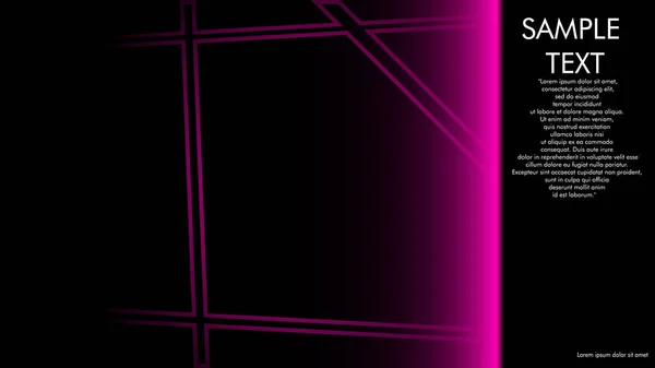 Дизайн Обложек Книг Журналов Брошюр Розовой Линией Черным Фоном Примеры — стоковый вектор