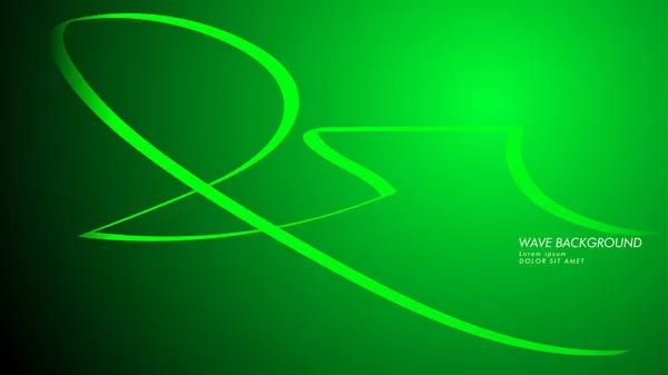 Αφηρημένα Φόντο Διάνυσμα Μοτίβα Κυμάτων Και Γραμμή Πράσινο Αφηρημένη Ταπετσαρία — Διανυσματικό Αρχείο